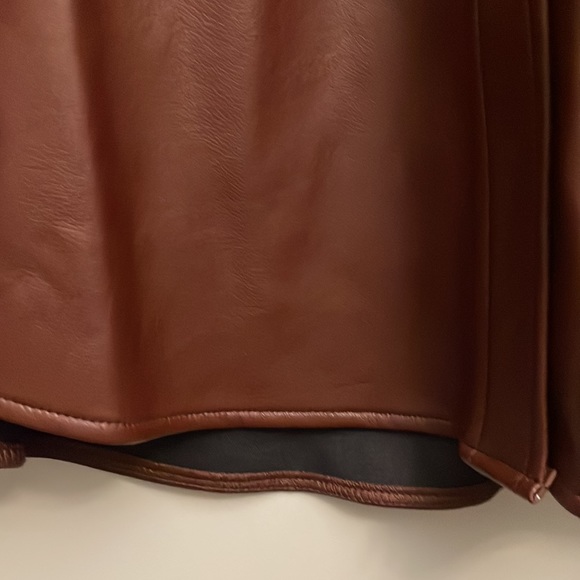 Dex Faux leather Shacket - Picture 5 of 7